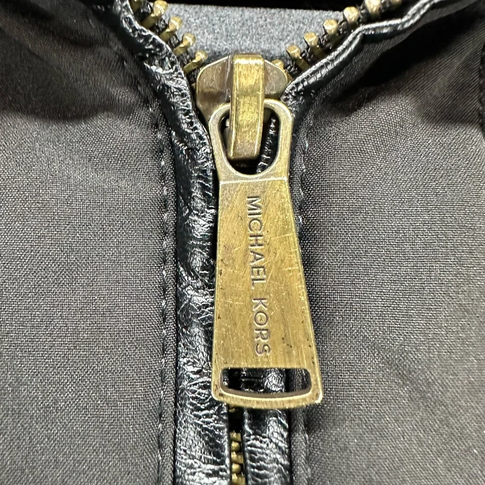 Michael Kors Black Winter Jacket Mid Length Zip Closure and‎ Pockets Women’s S
